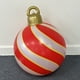 thumbnail image 3 of Fiudx Pelota Inflable Navideña de Pvc, Resistente a La Intemperie, Ideal para Jardín, Temática de Papá Noel, para Fiestas, 45 Cm de Diámetro, Fácil de Inflar., 3 of 7