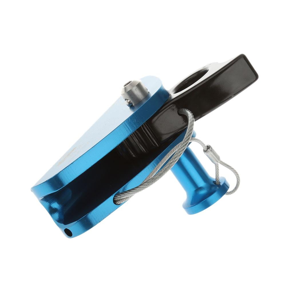 Dualoai Rope Grab Outdoor Climbing Climbing Equipment Mountaineering Alloy Steel Adjustable Design Suitable for Rappelling Rope Acce , Fit for 11-13mm Rope