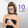 thumbnail image 3 of Gafas inteligentes OHo, gafas de seguridad con altavoz Bluetooth, protección UV para interiores y exteriores y control por voz, unisex (lente de luz azul), 3 of 6