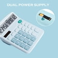 thumbnail image 3 of Calculadora NICOLEKAY de 12 Dígitos con Pantalla LCD Grande y Energía Solar, 3 of 4