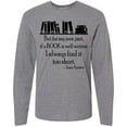 thumbnail image 3 of Inktastic Jane Austen Book Quote Long Sleeve T-Shirt, 3 of 5