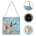thumbnail image 7 of ETHZZLE 1Pc Vintage Nordic Style Hanging Wall Clock with Rope Retro Decorative Multicolor, 7 of 7
