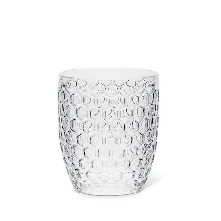 

4 in. Honeycomb Glass Tumbler Clear