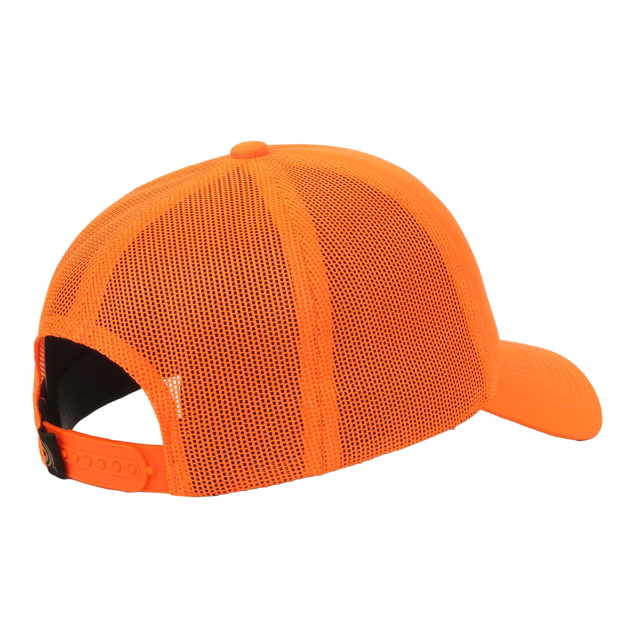 Federal Ammunition Structured 5-Panel Trucker Hat – Blaze Orange Embroidered Eagle Logo Meshback Cap, One Size