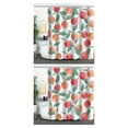 thumbnail image 4 of Ounissouiy Poliéster Cortina de ducha de frutas lindas - Exquisita artesanía No transparente Secado rápido Impermeable -3 180 * 180 menos tres 180*180 2Conjunto, 4 of 6
