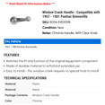 thumbnail image 2 of Window Crank Handle - Compatible with 1967 - 1981 Pontiac Bonneville 1968 1969 1970 1971 1972 1973 1974 1975 1976 1977 1978 1979 1980, 2 of 2