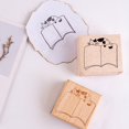 thumbnail image 2 of BUYISI 50Mm Retro Wooden Seals Set Date Alphabet Weather Calendar Message Frame Series Decoration For Diy Scrapbooking Journal Crafts E, 2 of 5