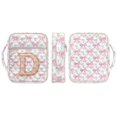 thumbnail image 3 of HELLHERO Pink Bow Quilted Bible Cover Case for Daily Scripture Reading, Polyester Fabric Church Organizer Holder Bag with Lightweight Portable Quilted Bible Cases, 3 of 9
