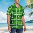 thumbnail image 4 of Men's Funky Hawaiian Shirt Short Sleeve Button Down Shirts Beach Party Holiday, 4 of 8