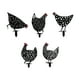 thumbnail image 2 of 5 estacas para jardín de gallinas, decoración para exteriores, regalos de gallinas, adornos, de jardín, silueta de gallina para jardinería, 2 of 8