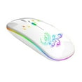 thumbnail image 1 of yeacher W128 Tri-Mode Silent Wireless Mouse with Ergonomic Design, Rechargeable Battery, and 10m Range in Multiple Colors, 1 of 6