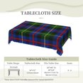 thumbnail image 6 of Rectangle Table Cloth, Clan Farquharson Tartan Resistant Washable Tablecloth Decorative Table Cover for Dining, Indoor and Outdoor, 6 of 6