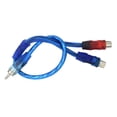 thumbnail image 3 of BELOVING RCA Audio Cable RCA Splitter Cable Adapter for Stereo Speaker Audio System 2 Female to 1 Male, 3 of 10