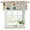 Beige, variant on Kitchenware Curtain Valances for Windows, Kitchen Valance Window Treatments Panel 2 Pack, Vintage Kitchen Cooking Tool Retro Beige Rod Pocket Short Curtains for Bathroom Bedroom 42 x 12 Inch