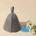thumbnail image 3 of Thicken Wool Felt Sauna Hat Hair Protection Spa Sauna Accs For Bath Protection, 3 of 8