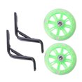 thumbnail image 4 of Gouttes de Pluie 2 Pcs Stabilisateurs de Roue Clignotants avec Fonctionnalités Réglables pour Enfants Vélo en Vert, 4 of 8