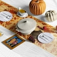thumbnail image 4 of OHOME Fall Decorations for Home - Pumpkins Leaves Table Runner for Indoor Outdoor | Fall Decor for Thanksgiving Friendsgiving - Autumn Centerpieces Backdrop Tablecloth for Tables Room Office Kitchen, 4 of 6