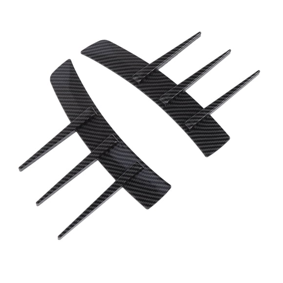 Universal Bumper Side Air Vent Trim Soft Fins Spoiler Kit for 1 Series E90 E91
