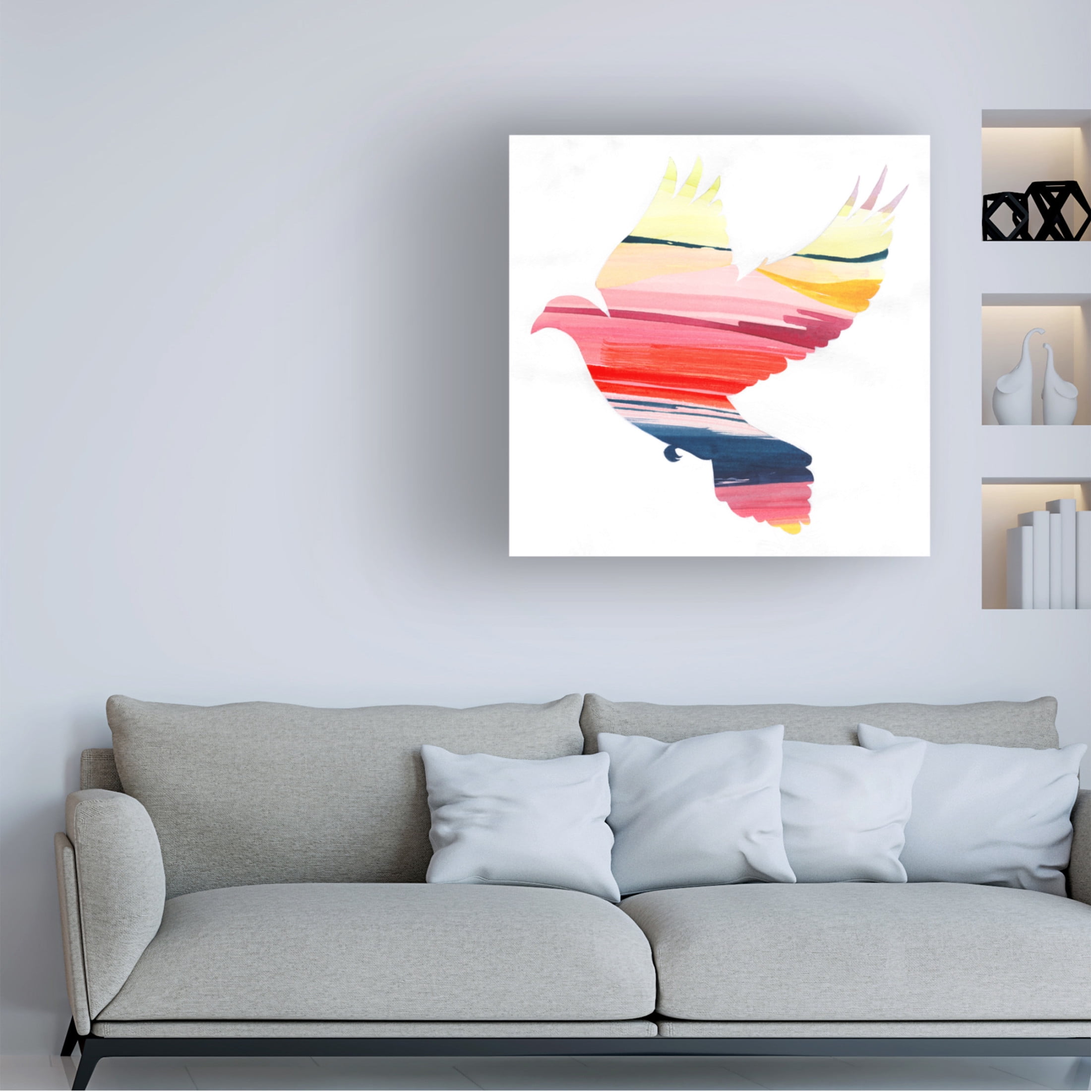 Trademark Fine Art Grace Popp  Firebird II Canvas Wall Art