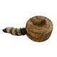 thumbnail image 2 of Sombrero de cola de mapache sintética, resistente al viento, grueso, único para acampar, hacer senderismo al aire libre. raya, 2 of 7