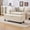 Beige, variant on 48" Ottoman with Storage, Storage Ottoman Bench with Safety Hinge, Upholstered Entryway Bench with Seating for Bedroom, Living Room, Holds up to 330 lb, Dark Gray
