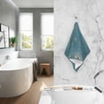 thumbnail image 2 of Yayeee 100% Cotton Hand Towels for Bathroom 16" x 28" Soft Absorbent Kitchen Towel, Star Map, 2 of 7