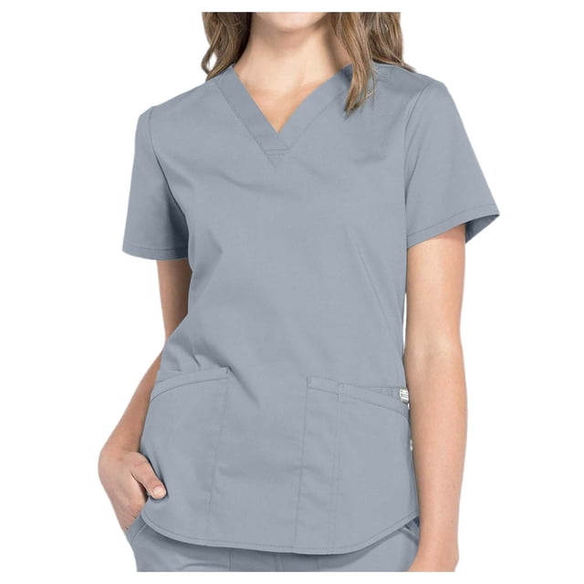 Plus Size Tops Lightweight Set Short Sleeve Attire for Healthcare Comfortable Breathable Design for Daily Use