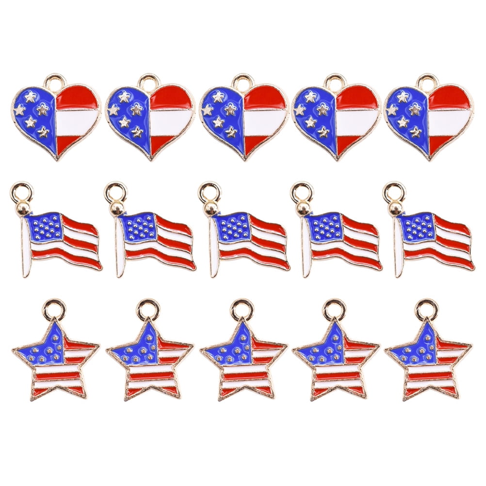 Charms Diy Pendant Charms Julycharm Metal Making Jewelry Flag Necklace