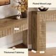 thumbnail image 6 of Fnova 70.9" Farmhouse Console Table, Fluted Wood Extra Long Entryway Table, Narrow Sofa Table for Living Room, Hallway, Staircase, 6 of 15
