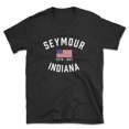 thumbnail image 1 of Seymour Indiana Patriot Men's Cotton T-Shirt, 1 of 1