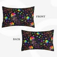 thumbnail image 4 of EasygdpRainbow Jellyfishes Polyester Fiber Double-Sided Pillowcase,Super Soft,Comfortable And Luxurious Pillowcase,Not Easy To Break Or Deform- 20"X30", 4 of 9