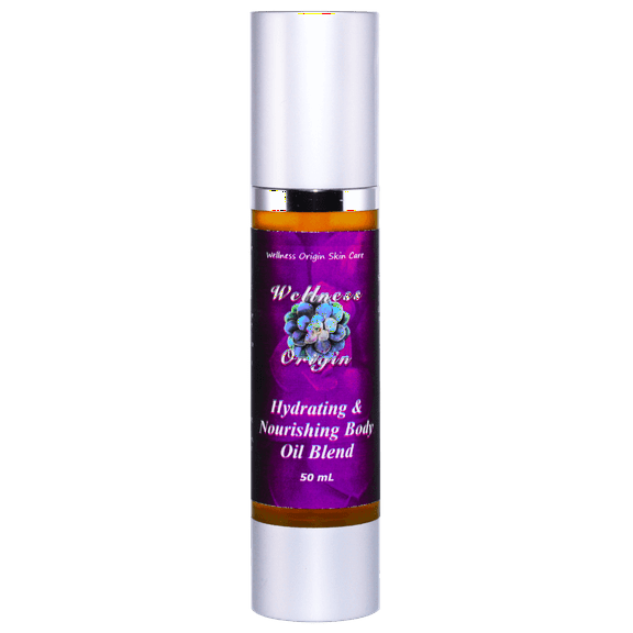 Wellness Origin Hydrating & Nourishing Body Oil Blend | Organic  Seed & Fruit Oils Including Carrot, Olive, Calendula for Dry or Damaged Skin