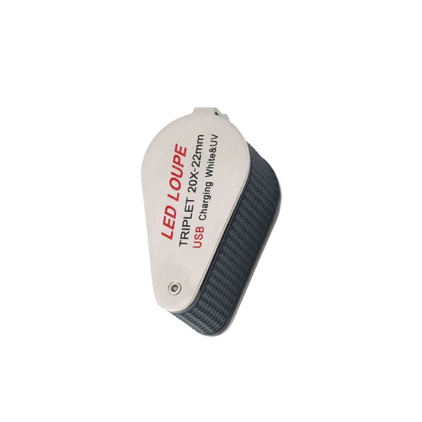Lente de aumento Kenally Suministros de joyería 20X 30X Luz LED