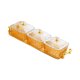 thumbnail image 4 of Plato para servir bocadillos de frutos secos, plato para nueces y dulces, organizador multiusos para condimentos Rejilla de naranja 3, 4 of 9