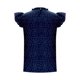 thumbnail image 5 of Tops Cortos para las Mujeres Manga de Herradura Impresa Manga Corta Cuello Redondo, Top de Moda para Primavera Verano Casual, 5 of 7