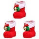 thumbnail image 2 of 3 Piezas Zapatos Navideños Mini Regalo Nochebuena (XS) Rojo, 2 of 6
