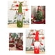 thumbnail image 4 of Inteprter Cubierta de botella de vino de Navidad sin rostro manga de hombre viejo con botón de barba telas no tejidas sombrero de Navidad de Kits de decoración para fiestas Rojo, 4 of 6