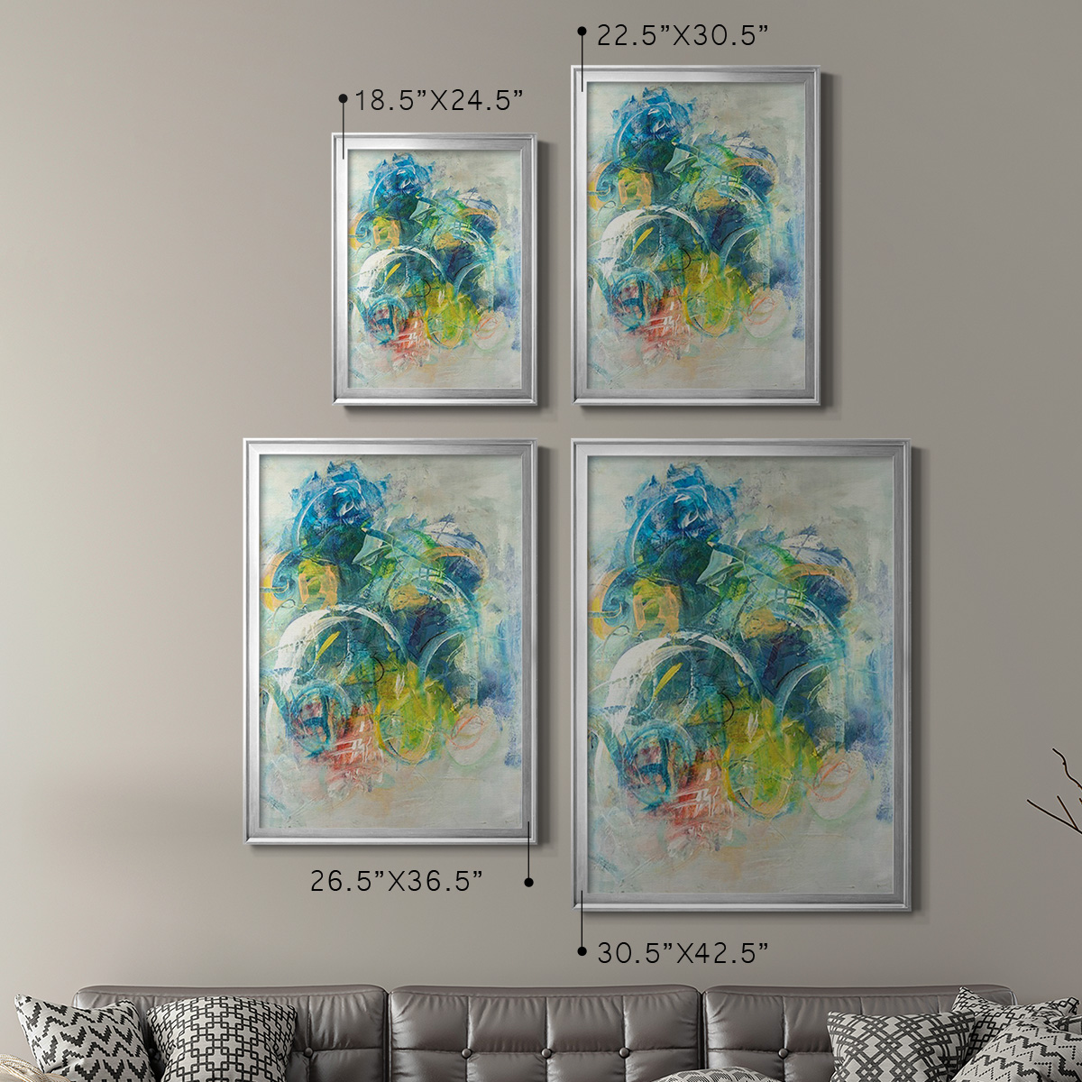Silent Energy I Premium Framed Print, in Gold, Black, or Silver - Ready to Hang