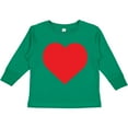thumbnail image 3 of Inktastic Red Heart Boys or Girls Long Sleeve Toddler T-Shirt, 3 of 5
