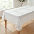 thumbnail image 3 of Plastic Table Cloth Disposable 6 Pack, 54 x 72 Inch, White, for Party Picnic Wedding, 3 of 6