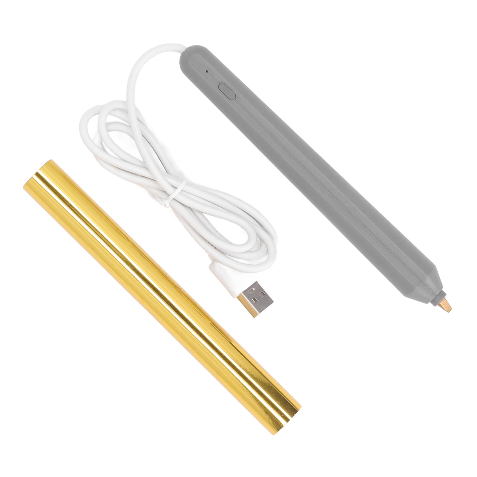 Hot Foil Pen USB Heat Foil Stamping Embossing Pen ABS Crafting Tool for Drawing Writing Gold Color