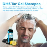 DHS Tar Gel Shampoo Treat Psoriasis & Seborrheic Scented 8 oz, Pack of 2