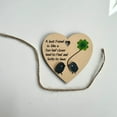 thumbnail image 4 of Wooden Heart Thank You Gift Ornament - Christmas Tree Decor, Car Rearview Mirror Hanging, Home Party Decoration, Graduation Wedding Gift for Friend Mom, Engraved Appreciation Keepsake, 4 of 4