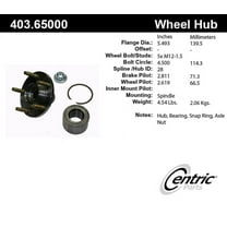 Centric (403.65001E) Wheel Hub Assembly Fits select: 2001-2012 FORD ESCAPE, 2005-2011 MERCURY MARINER