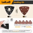 thumbnail image 4 of Kit de herramientas oscilantes y almohadillas de lijado LEILUO, 127 piezas con accesorios, 4 of 6