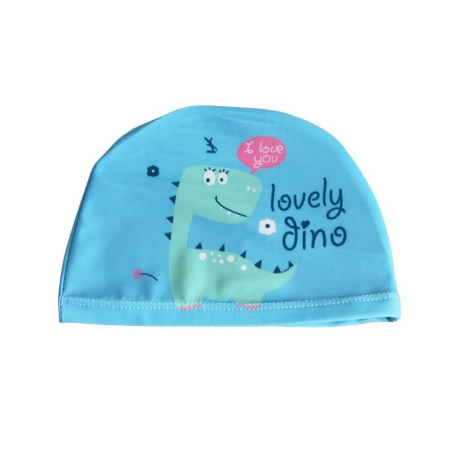 Gorro Natación De Niños 1 A 7 Años, Dinosarurio