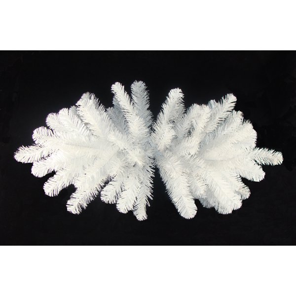 Northlight 32" Unlit Snow White Artificial Christmas Door Swag