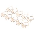 thumbnail image 3 of Colgantes de Forma Palma Mano Hueco Metal Accesorios de Moda para Pendientes Collar DIY 10 Piezas Yinane Colgante de pendiente de Palma hueco, 3 of 8