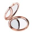 thumbnail image 2 of lionlar 1pcs Set Travel Compact Makeup Mirror Premium Cosmetic Mirrors 2 Sided Rose Gold, 2 of 9