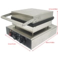 thumbnail image 2 of INTBUYING Machine Électrique Carrée pour Fabriquer des Cornets de Crème Glacée Gaufrier Antiadhésif 110 V, 2 of 8